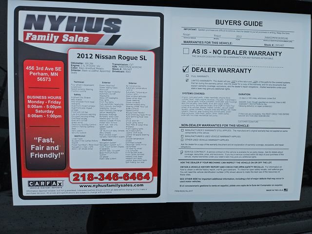 Used 2012 Nissan Rogue SL image 48