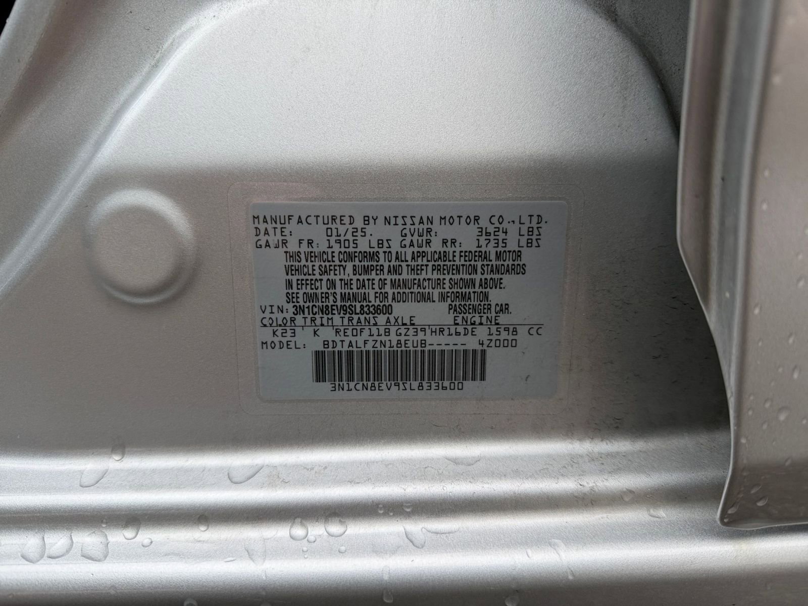 Used 2025 Nissan Versa SV image 23