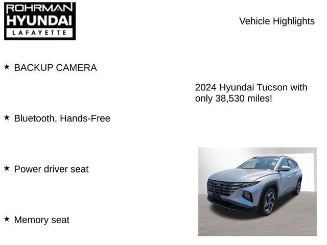 Used 2024 Hyundai Tucson Limited AWD/4WD image 7