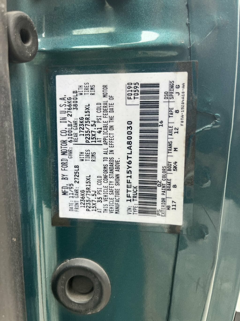 Used 1996 Ford F150 2WD Regular Cab image 33