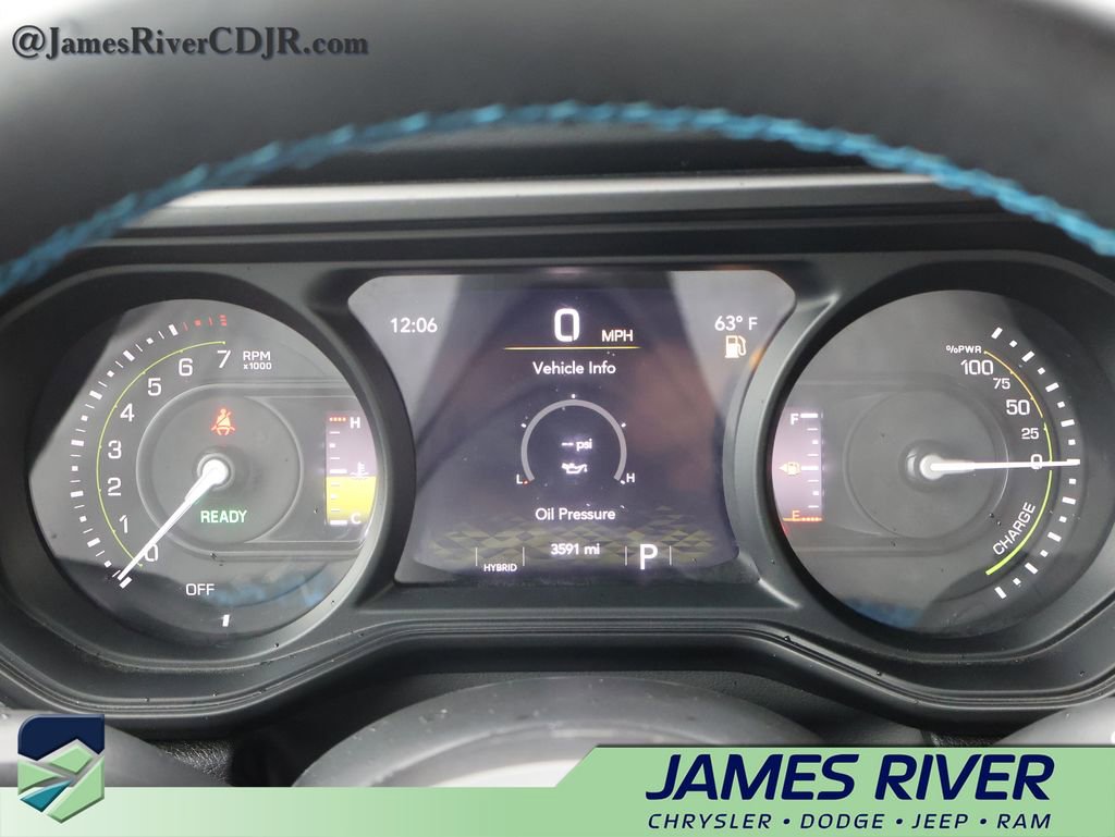 Used 2025 Jeep Wrangler Unlimited Rubicon 4xe w/ Safety Group AWD/4WD image 28
