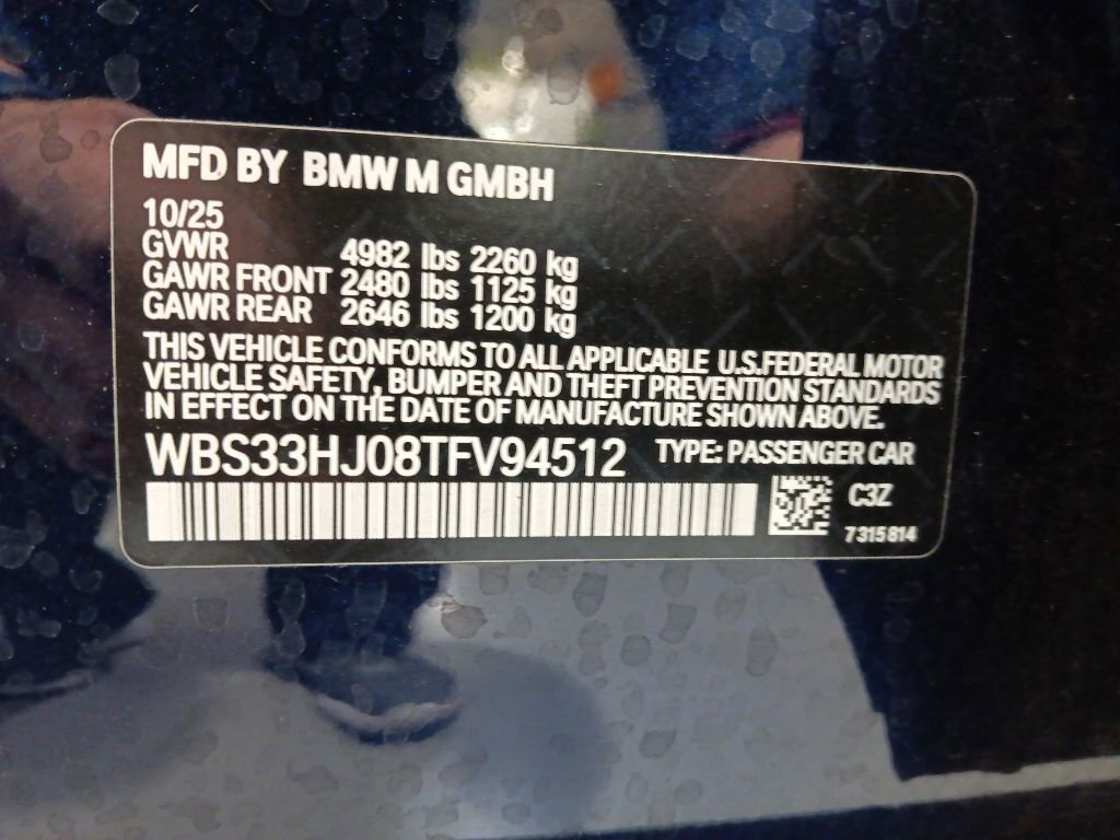 Certified 2026 BMW M3 Competition AWD/4WD image 10