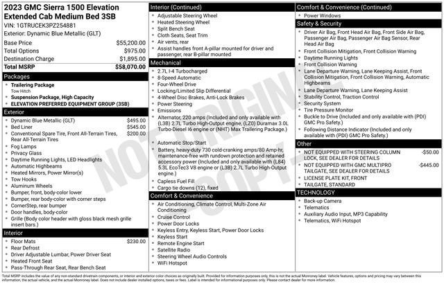 Used 2023 GMC Sierra 1500 Elevation AWD/4WD image 20
