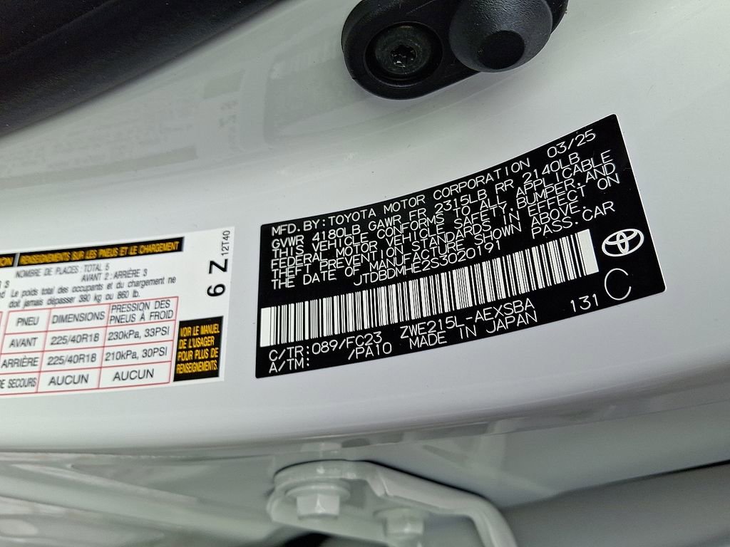 Used 2025 Toyota Corolla SE image 15