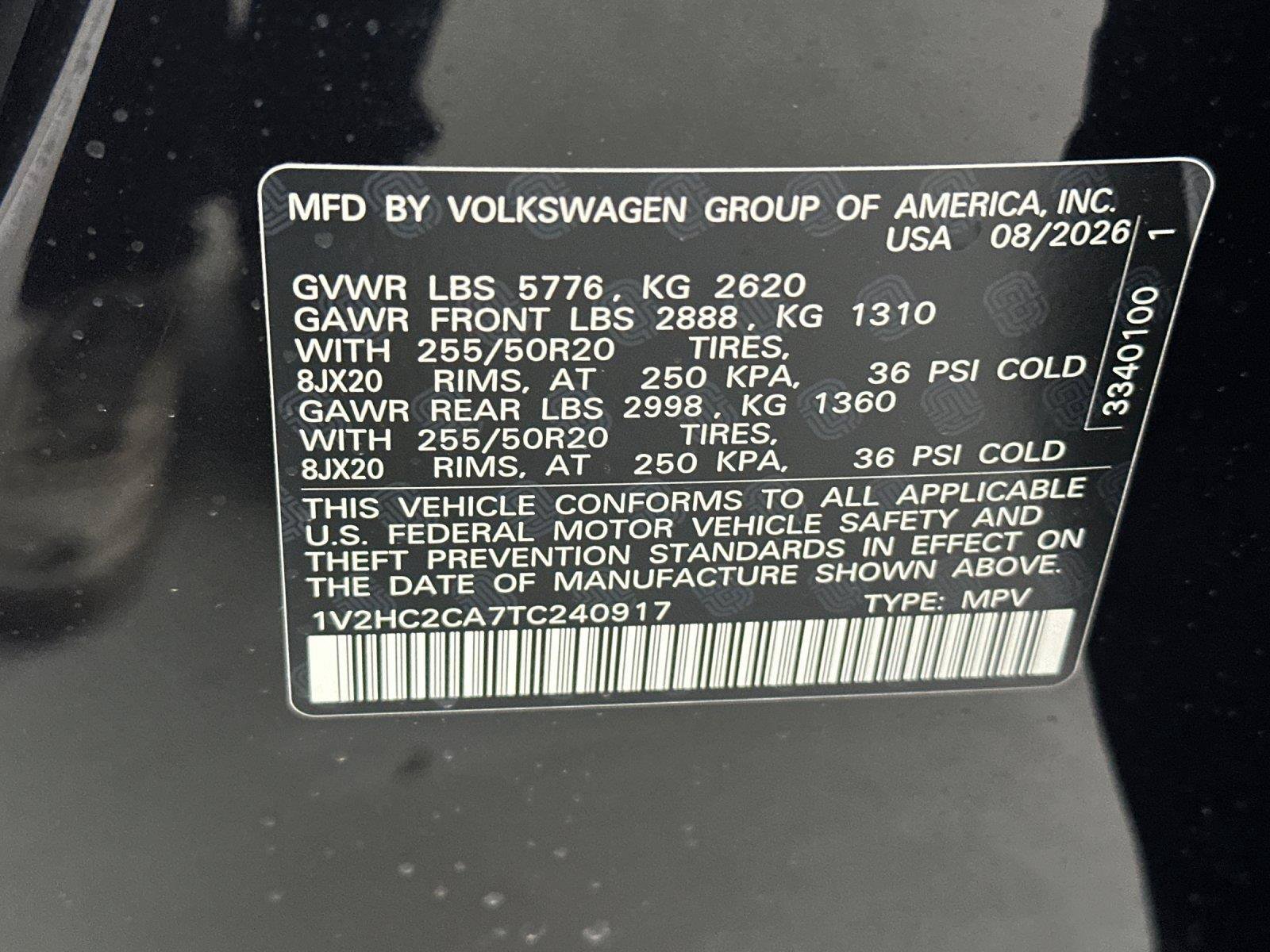 New 2026 Volkswagen Atlas Cross Sport SE AWD/4WD image 26