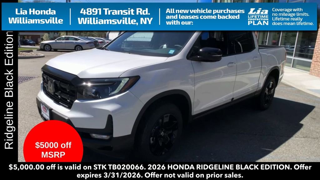 New 2026 Honda Ridgeline Black Edition image 4