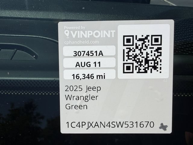 Used 2025 Jeep Wrangler Sport AWD/4WD image 36
