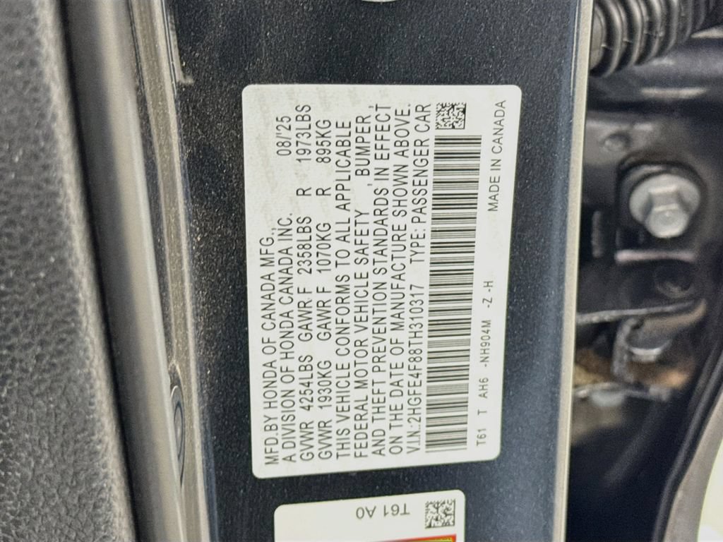 Certified 2026 Honda Civic Sport image 31