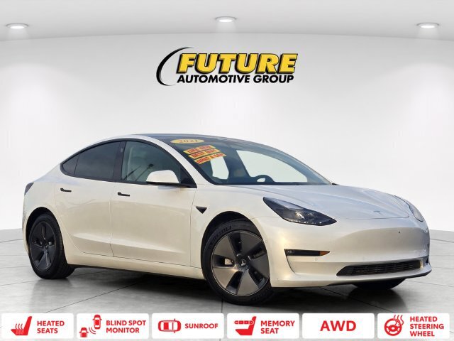 Used 2021 Tesla Model 3 Long Range AWD/4WD image 1