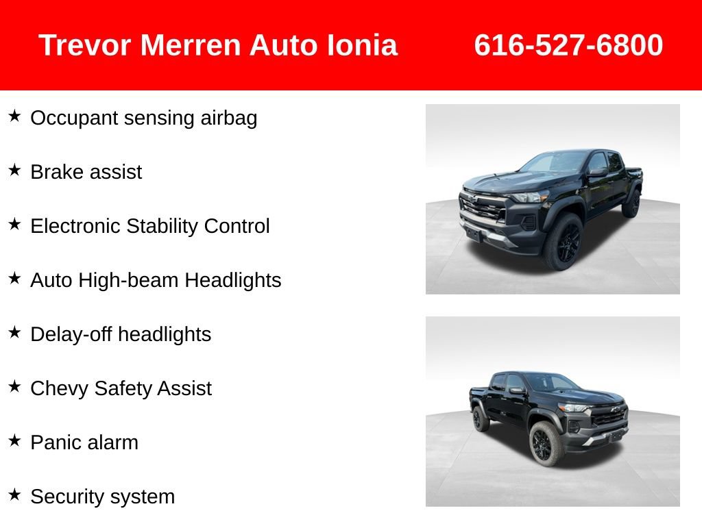 Used 2024 Chevrolet Colorado Trail Boss w/ Advanced Trailering Package AWD/4WD image 37