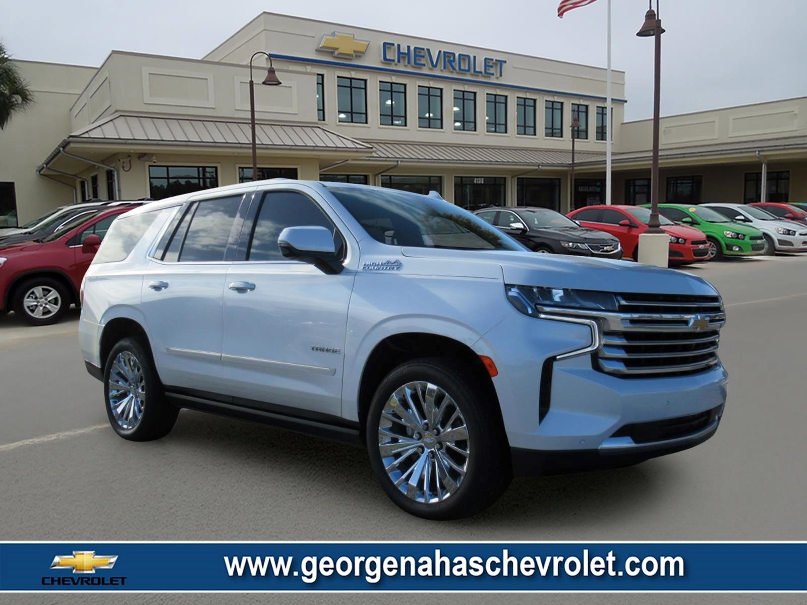 Certified 2021 Chevrolet Tahoe High Country w/ Premium Package AWD/4WD image 1