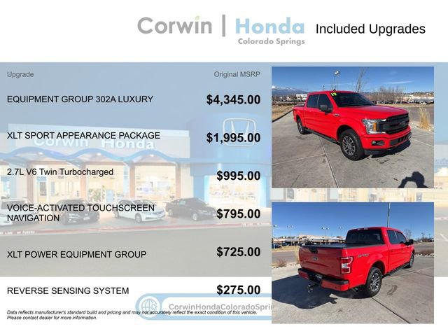 Used 2019 Ford F150 XLT w/ Equipment Group 302A Luxury image 4