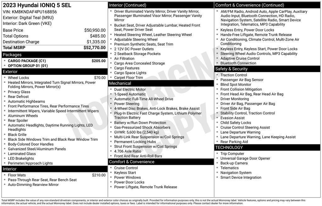 Used 2023 Hyundai Ioniq 5 SEL w/ Cargo Package AWD/4WD image 14