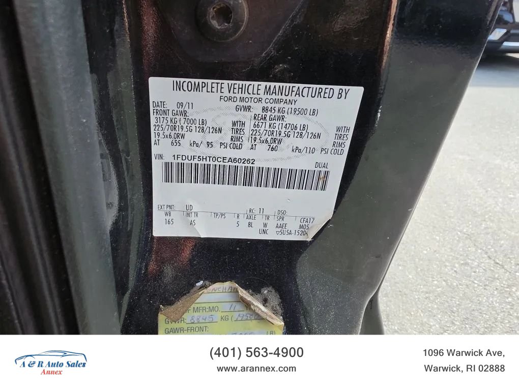 Used 2012 Ford F550 4x4 Regular Cab Super Duty image 14