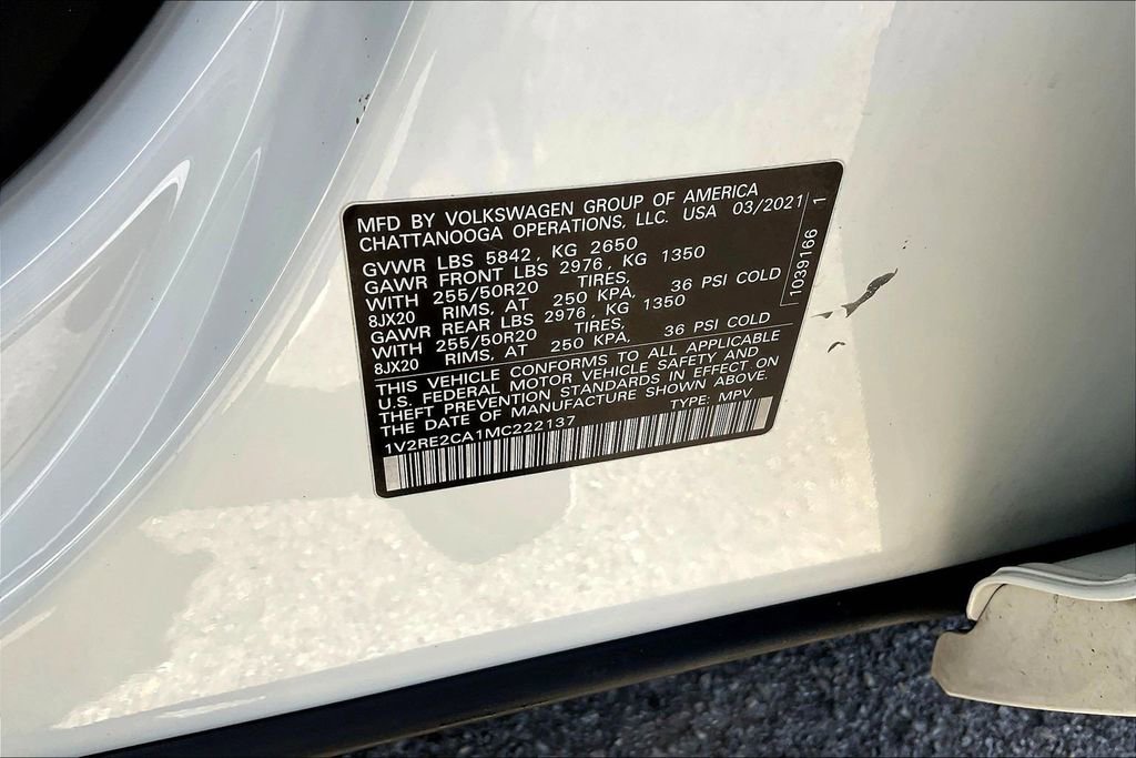 Used 2021 Volkswagen Atlas Cross Sport SE w/ Panoramic Sunroof Package AWD/4WD image 16