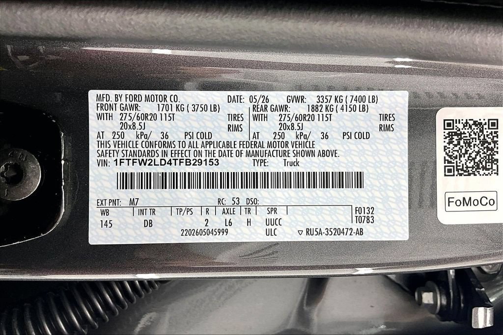New 2026 Ford F150 STX w/ Equipment Group 200A AWD/4WD image 8