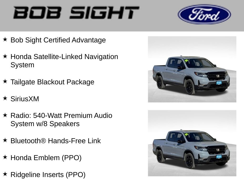 Used 2025 Honda Ridgeline Black Edition image 3