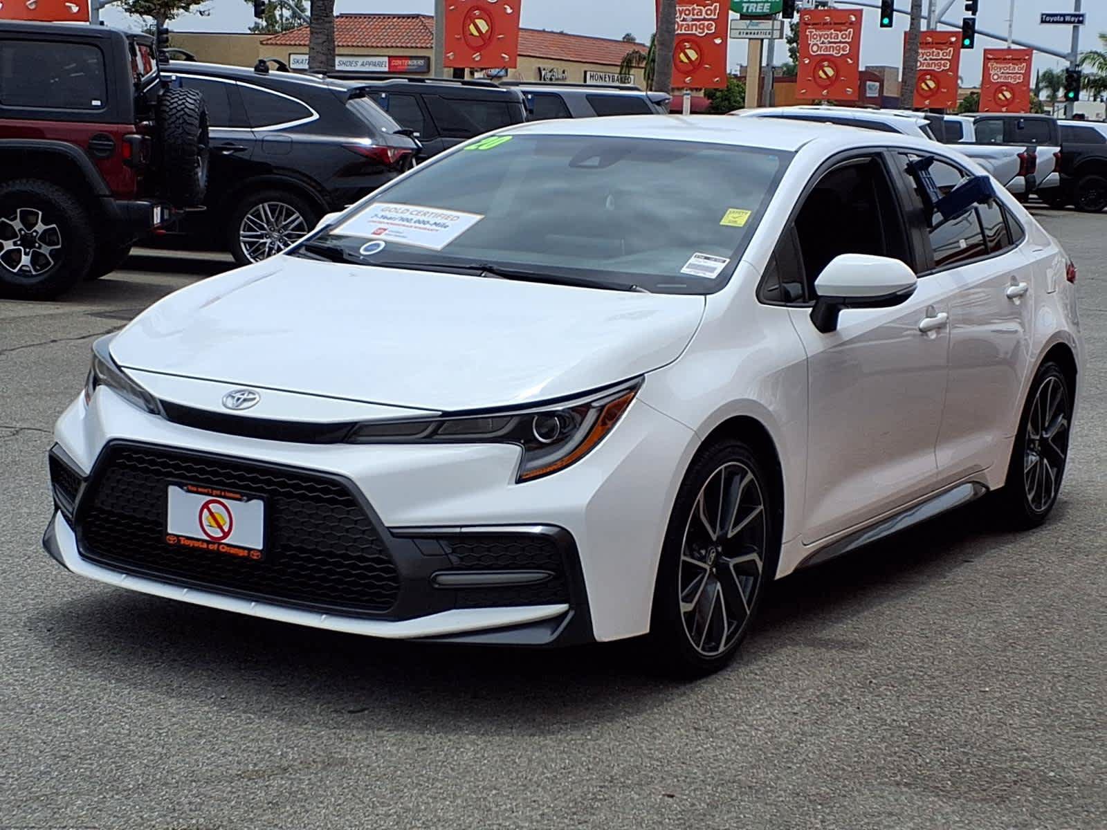 Certified 2020 Toyota Corolla SE w/ Carpet Mat Package (TMS) FWD image 3