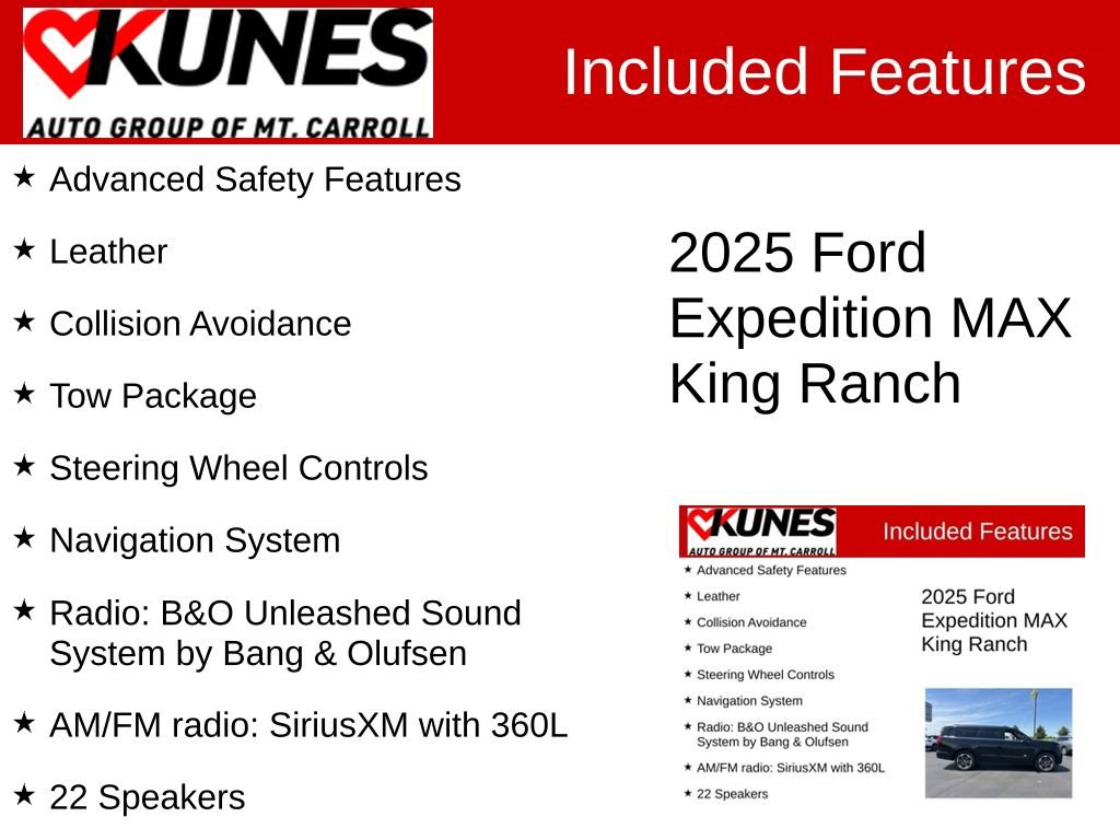 Used 2025 Ford Expedition Max King Ranch AWD/4WD image 3