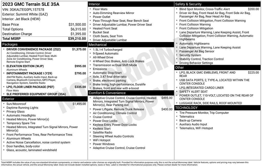 Certified 2023 GMC Terrain SLE w/ Driver Convenience Package image 4
