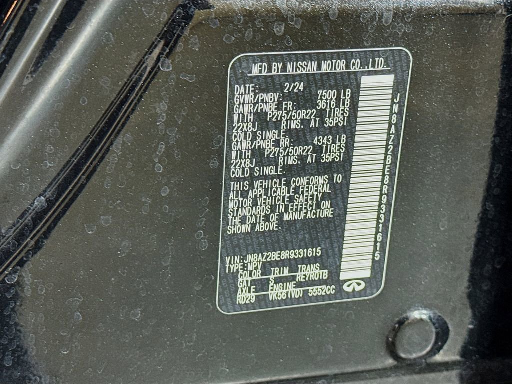 Used 2024 INFINITI QX80 Sensory AWD/4WD image 44