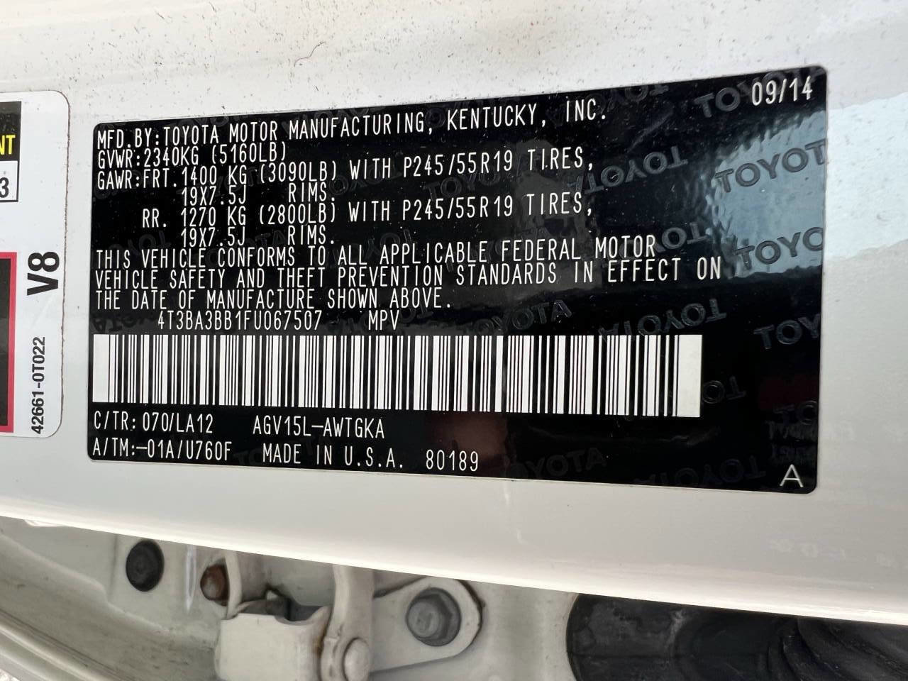 Used 2015 Toyota Venza XLE w/ XLE Premium Package image 31