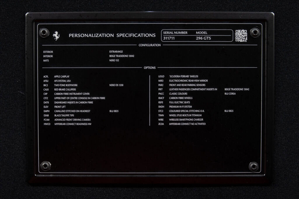 Used 2024 Ferrari 296 GTS RWD image 25