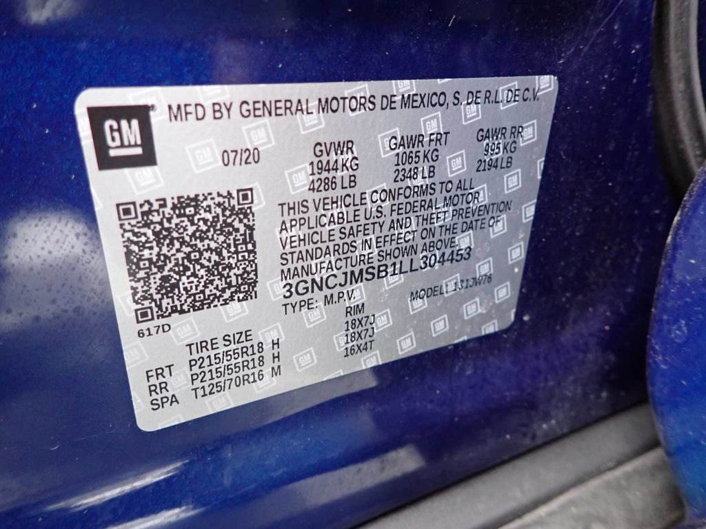 Used 2020 Chevrolet Trax Premier w/ LPO, Protection Package FWD image 48