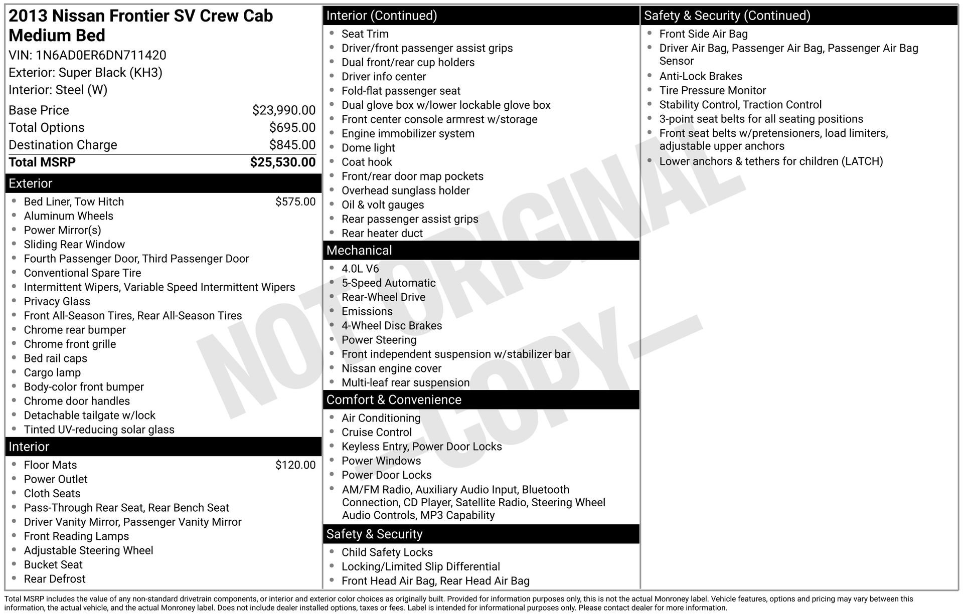 Used 2013 Nissan Frontier SV image 21