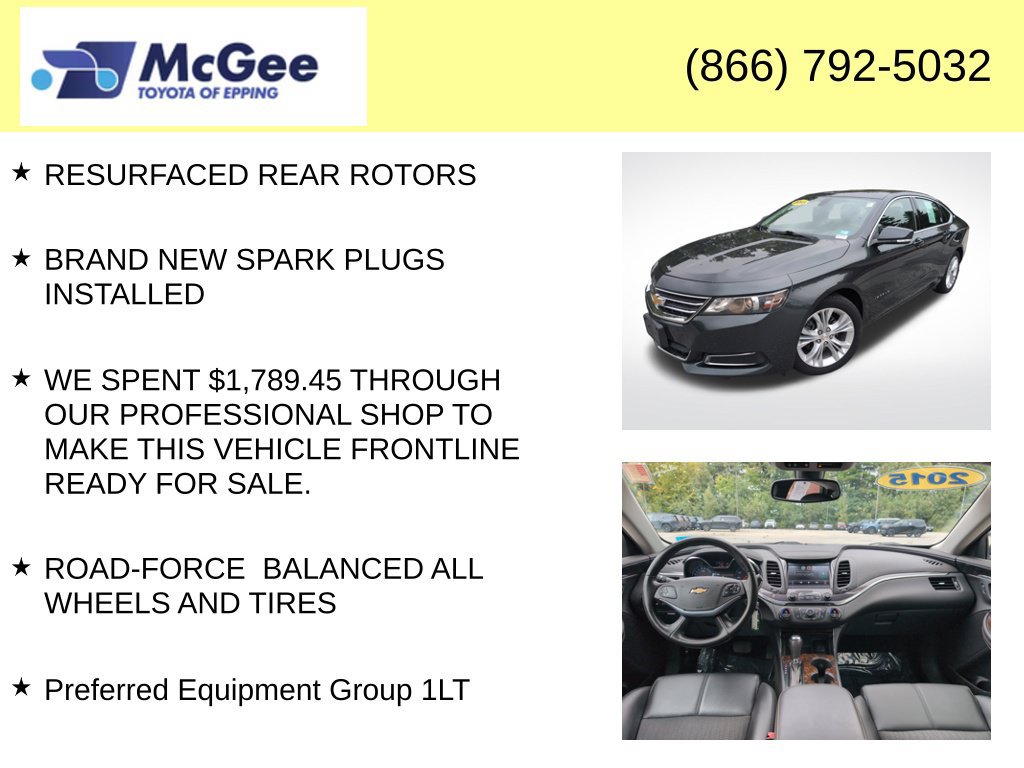 Used 2015 Chevrolet Impala LT w/ Convenience Package FWD image 8