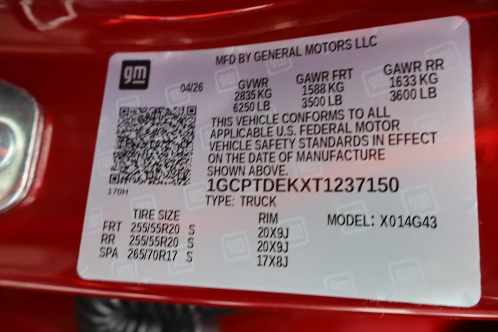 New 2026 Chevrolet Colorado Z71 w/ Technology Package AWD/4WD image 33