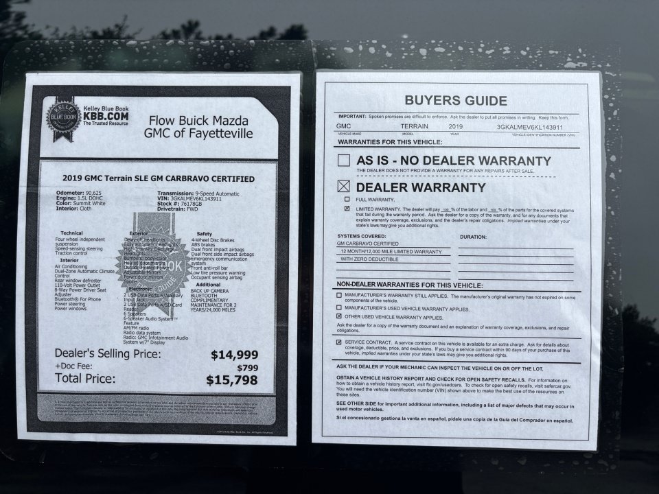 Certified 2019 GMC Terrain SLE w/ Driver Convenience Package FWD image 33
