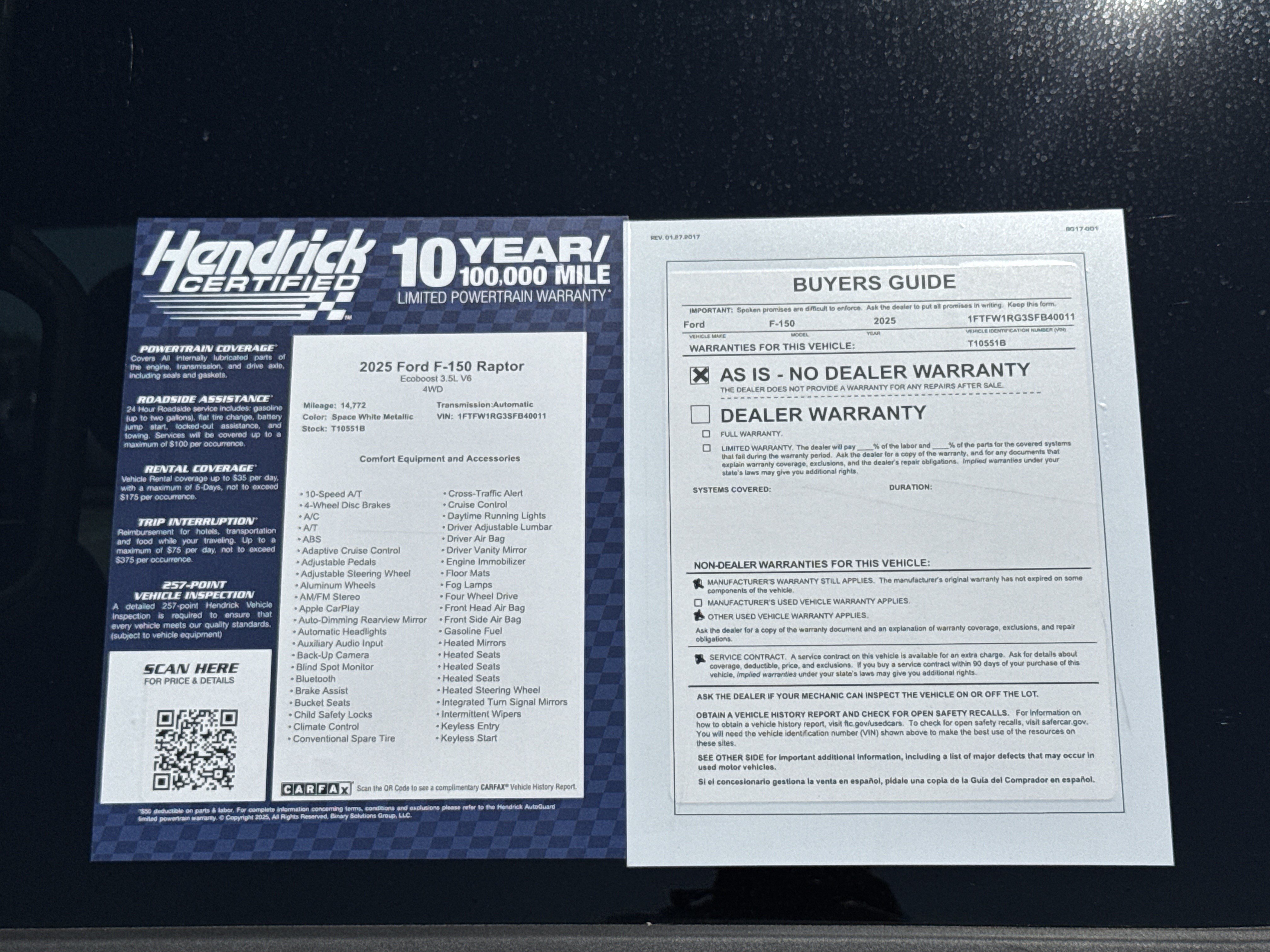 Used 2025 Ford F150 Raptor AWD/4WD image 42
