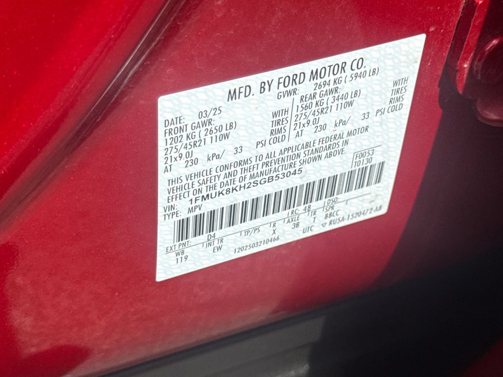 Used 2025 Ford Explorer ST-Line w/ Premium Package AWD/4WD image 37