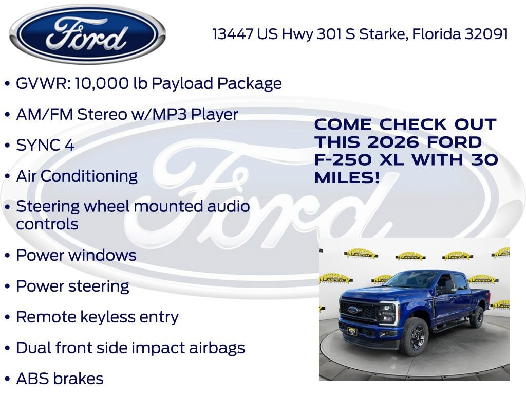 New 2026 Ford F250 XL w/ STX Appearance Package image 20