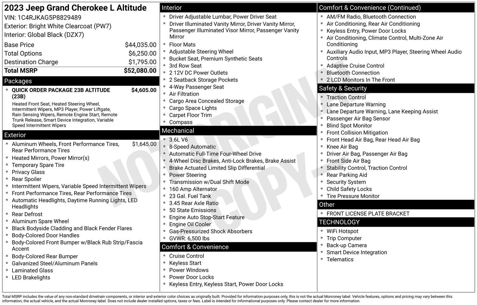 Used 2023 Jeep Grand Cherokee L Laredo image 36