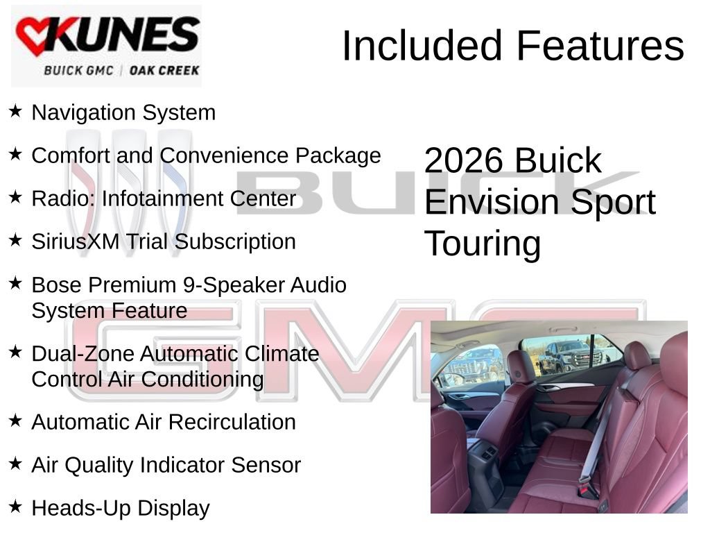 New 2026 Buick Envision Sport Touring AWD/4WD image 2