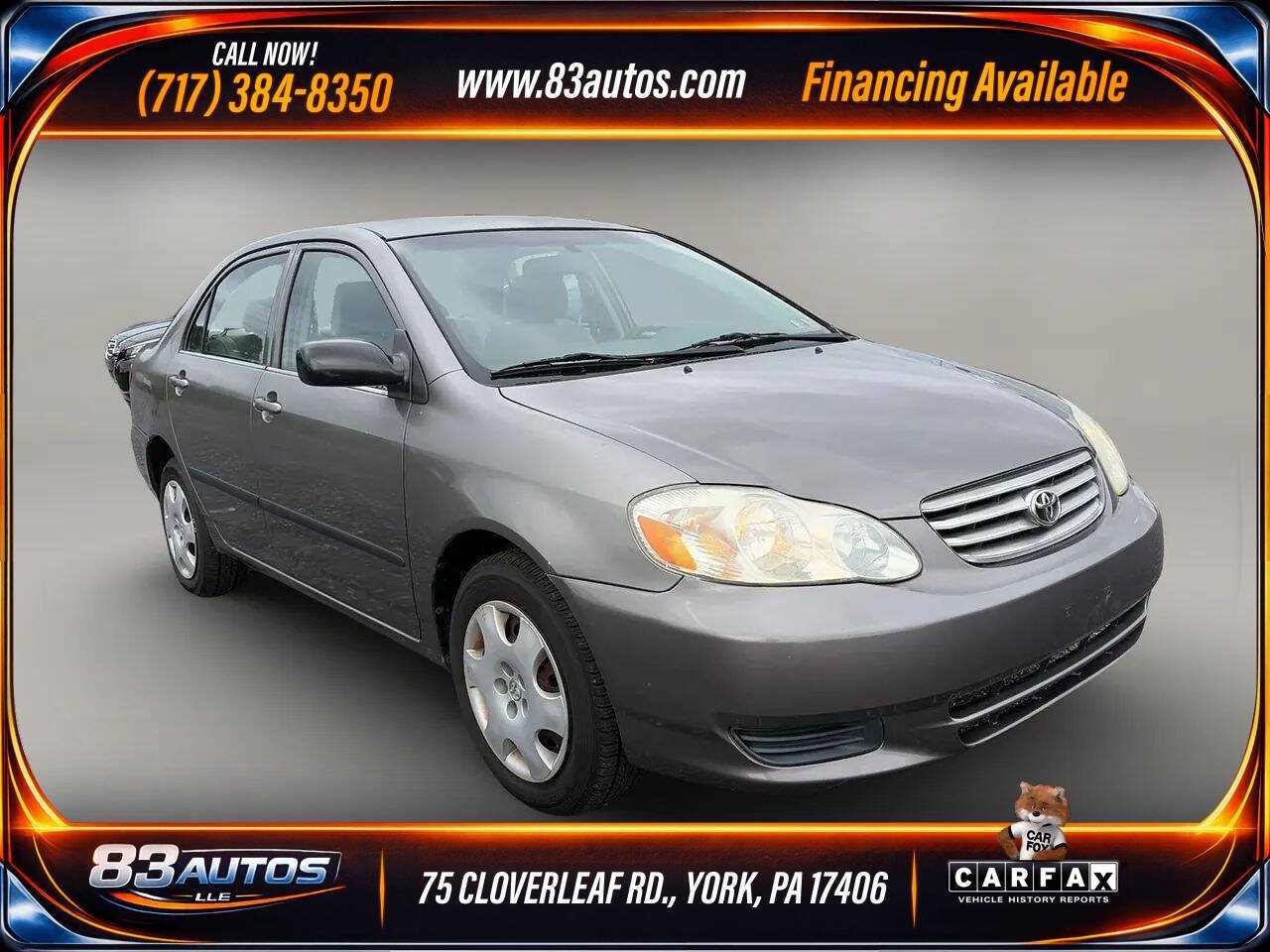 Used 2003 Toyota Corolla CE w/ Preferred Accessory Pkg