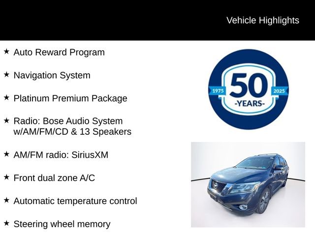Used 2013 Nissan Pathfinder Platinum w/ Platinum Premium Pkg image 5