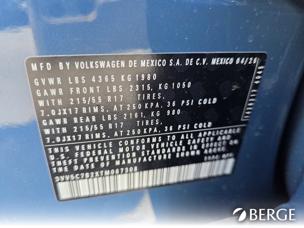 New 2026 Volkswagen Taos S FWD image 26