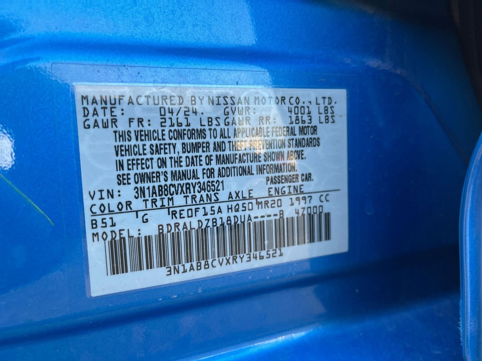 Used 2024 Nissan Sentra SV FWD image 27