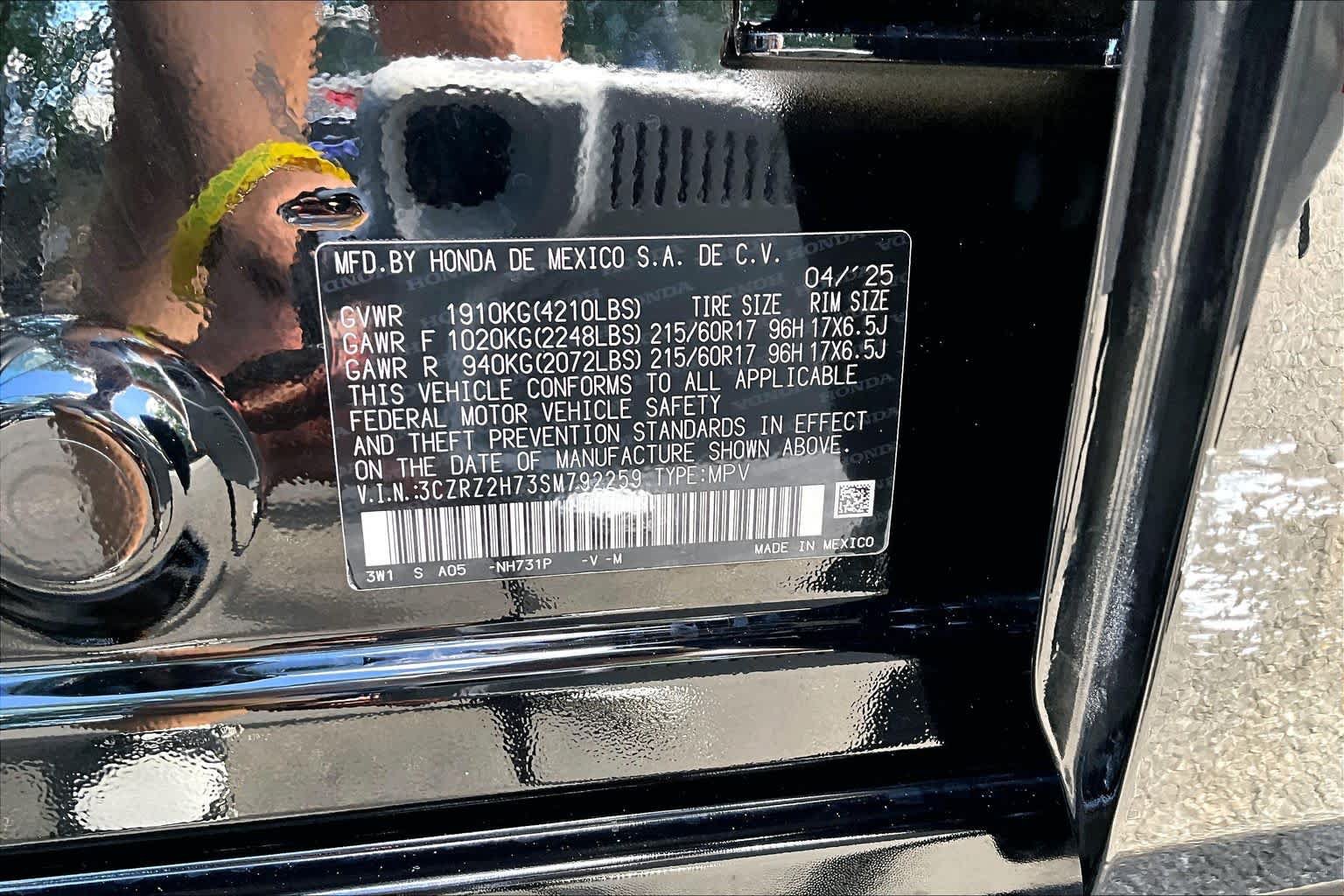 Used 2025 Honda HR-V EX-L image 34