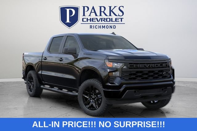 New 2026 Chevrolet Silverado 1500 Custom w/ Turbomax Blackout Package