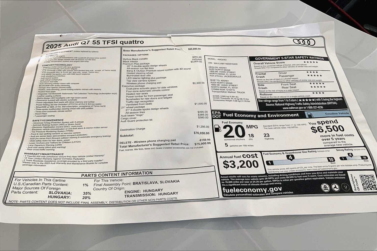 New 2025 Audi Q7 Premium Plus w/ Premium Plus Package image 19