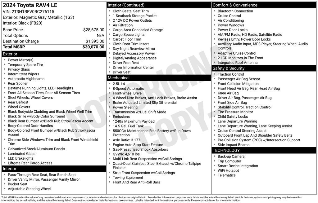 Used 2024 Toyota RAV4 LE image 6