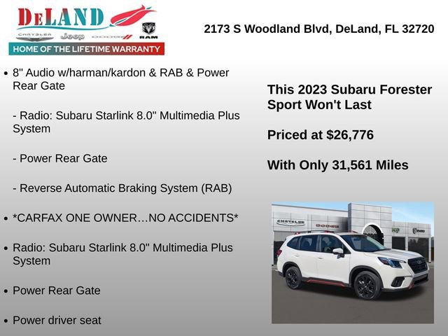 Used 2023 Subaru Forester Sport image 6