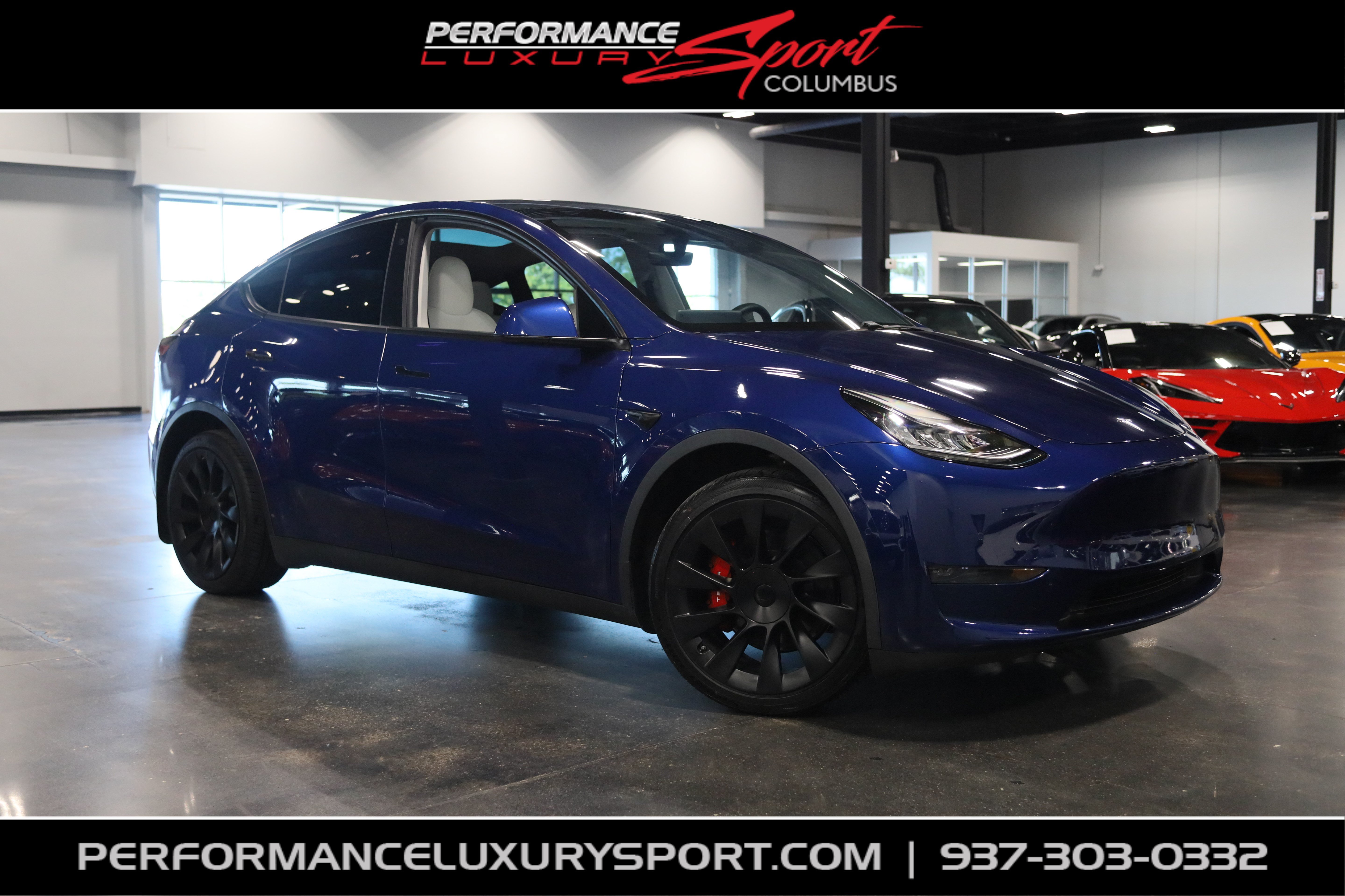 Used 2021 Tesla Model Y Long Range AWD/4WD image 1