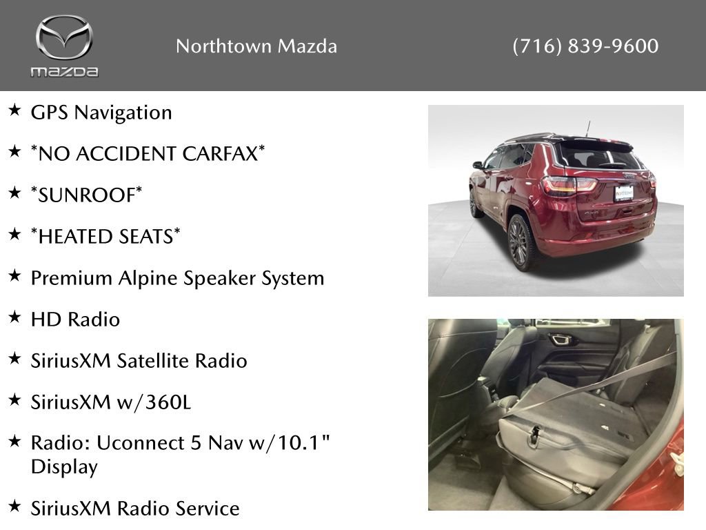 Used 2022 Jeep Compass High Altitude AWD/4WD image 2