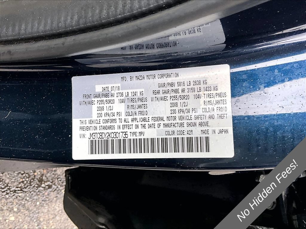 Used 2019 MAZDA CX-9 Grand Touring AWD/4WD image 28