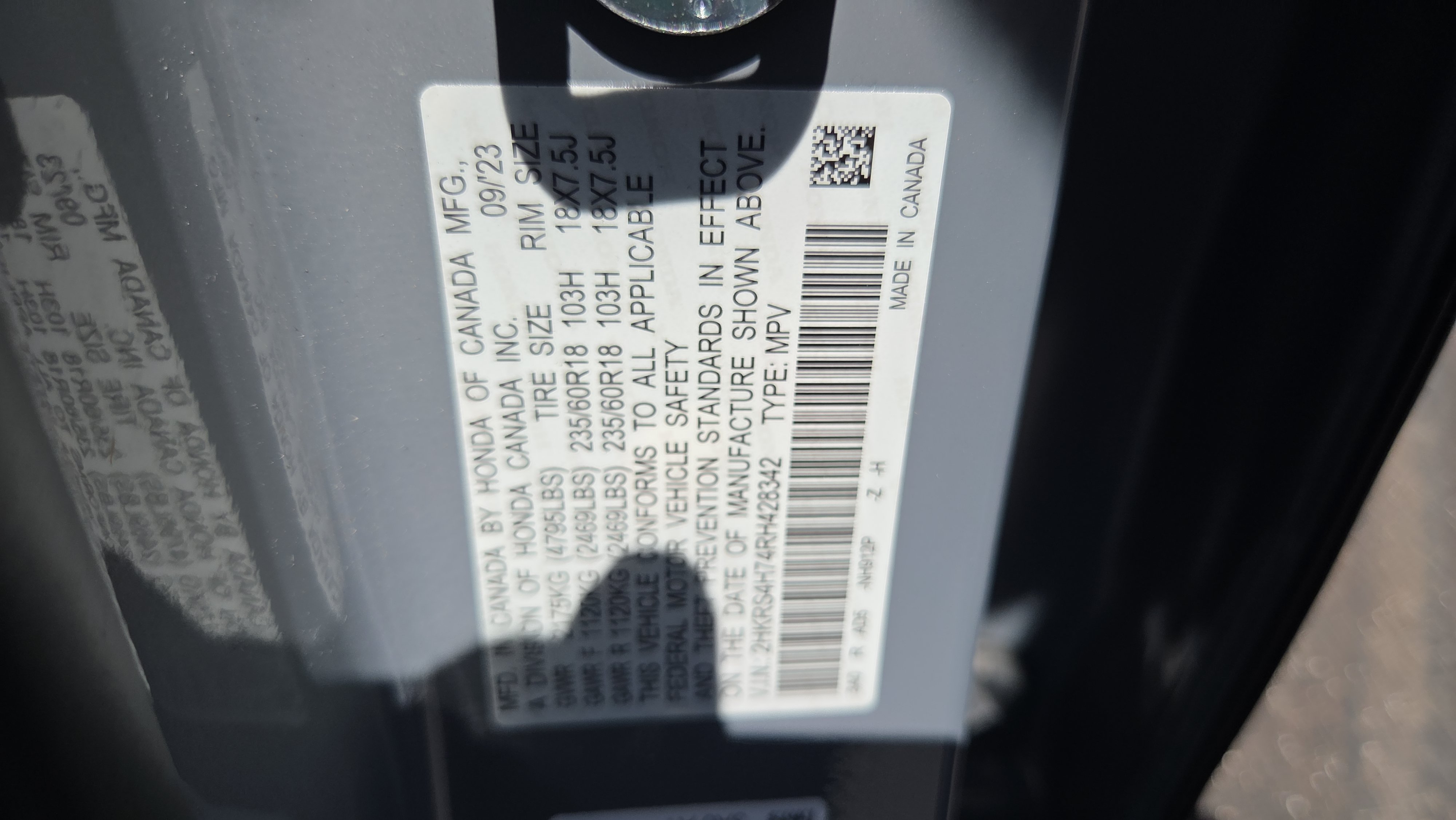 Certified 2024 Honda CR-V EX-L image 17